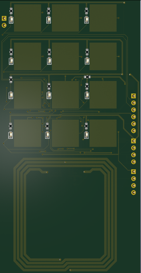 Front of the smart-lock entry-interface PCB